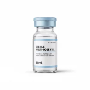 Bacteriostatic Water 10mL vial, front view